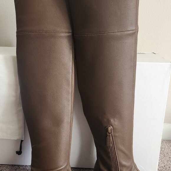 Vince Nissa 2 Stretch Boot 7.5 Dark Wheat NWT/Box - Picture 3 of 5